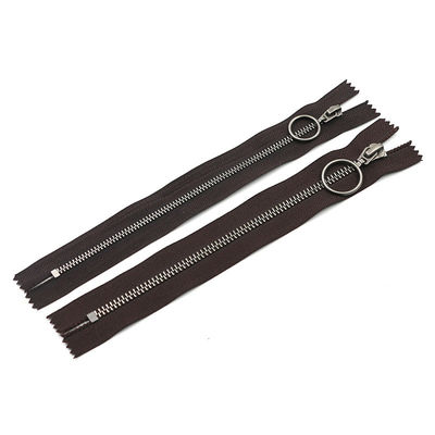 Çanta Kapüşon Cep Fermuar Metal #3 Gümüş Silah Metal Nikel Bakır Cremallera