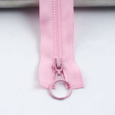 # 5 Pembe Giysi için Renkli Dişlerle reçine fermuar