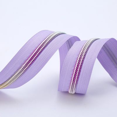 # 5 Naylon Zipper Gökkuşağı Dişleri Giysiler İçin Banliyö Giyim Formal Elbise