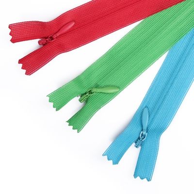 Naylon Deniz Görünmez Fermuar Renkli Nokta At Yastık Yastık Plastik Fermuar