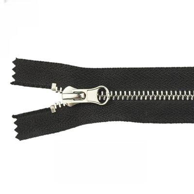 # 5 normal dişler, 20cm Gümüş Metal Kapalı Dişler DALH kaydırıcı