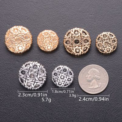 Özel dikiş Kubbe Retro Üniforma Takım elbise Düğmeleri Giysi için Çubuk Metal Düğme