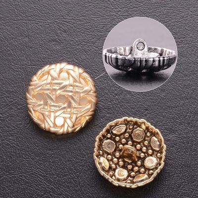 Özel dikiş Kubbe Retro Üniforma Takım elbise Düğmeleri Giysi için Çubuk Metal Düğme