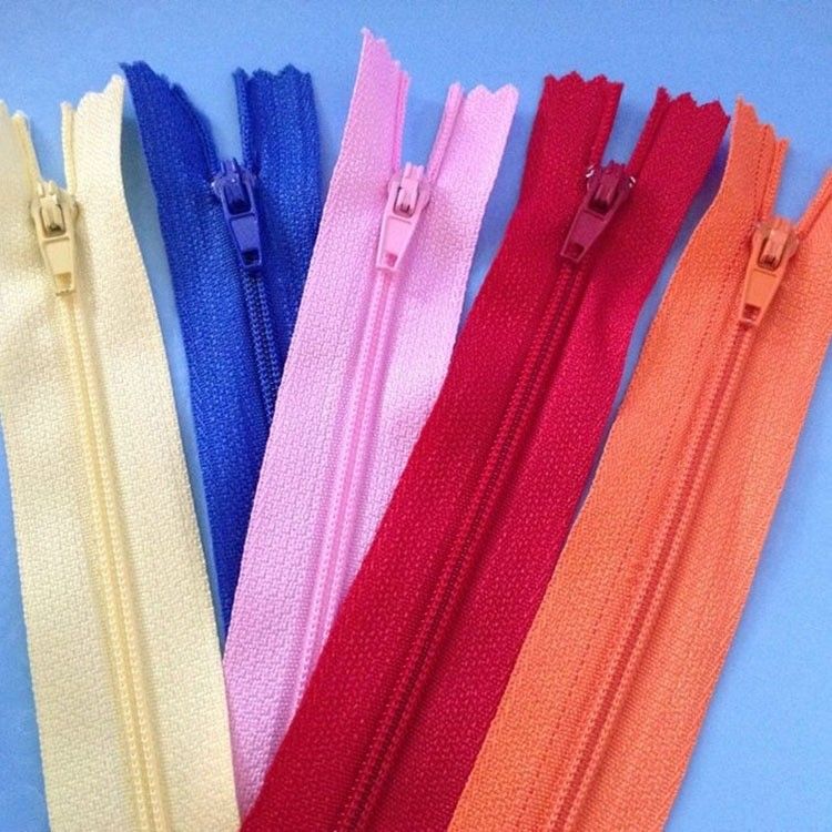 Çanta Aksesuarları # 3 # 5 # 7 # 8 # 10 Çanta Deri Ceket Çekiciyle Nylon Fermuar Zinciri